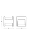 Kinkiet zewnętrzny Signify Philips Arbour Wall Light 3,8 W LED antracyt