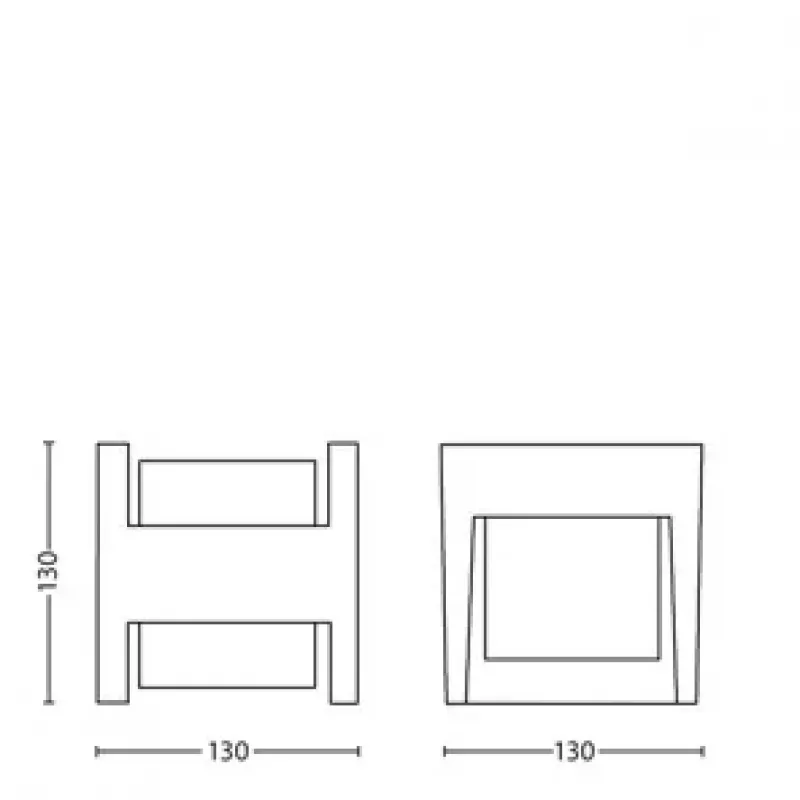 Kinkiet zewnętrzny Signify Philips Arbour Wall Light 3,8 W LED antracyt