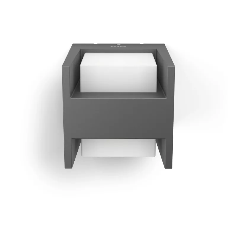 Kinkiet zewnętrzny Signify Philips Arbour Wall Light 3,8 W LED antracyt