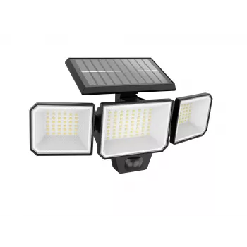 Oświetlenie bezpieczeństwa Philips Securit 8.7W LED solarne 5000K, bateria 4V, obudowa z tworzywa czarnego