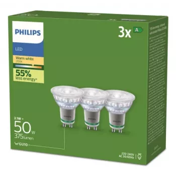 Philips 929003634693 Żarówka LED Ciepła biel 2700 K 2,1 W GU10 A
