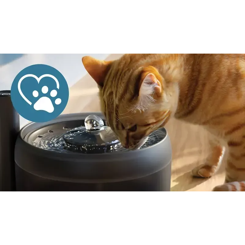 Automatyczna fontanna dla zwierząt Philips 3000 Series PAW3210/02, 2,2 L, USB/AC, czarna, plastikowa
