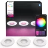 Zestaw trzech reflektorów wpuszczanych Philips Hue biały and colour ambience Xamento