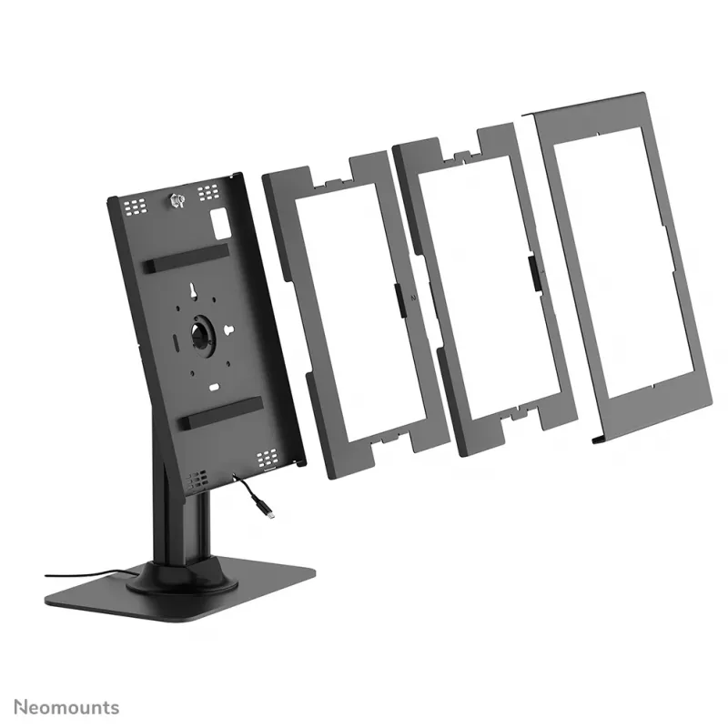 Obudowa tabletu Neomounts WL15-602BL1 — zamykana uniwersalna obudowa do ekranów 12,4–13 cali (31,5–33 cm), czarna