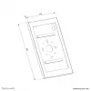 Obudowa tableta Neomounts WL15-603BL1 — zamykana, uniwersalna obudowa dla tabletów 14,6 cala (37,1 cm), czarna