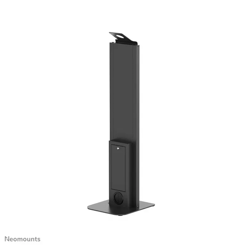 Stojak podłogowy pod tablet Neomounts FL15-628BL1 — uniwersalny, zamykany, maks. obciążenie 3 kg, czarny