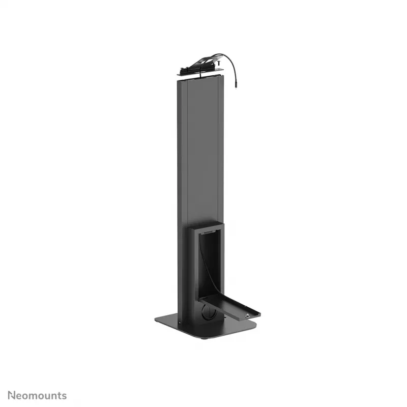 Stojak podłogowy pod tablet Neomounts FL15-628BL1 — uniwersalny, zamykany, maks. obciążenie 3 kg, czarny