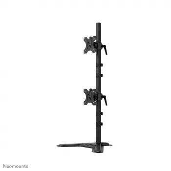 Neomounts podwójny stojak pod monitory DS45-600BL2V dla 2 wyświetlaczy 10–32 cale, VESA 75x75–100x100, maks. obciążenie 9 kg, wolnostojący, czarny