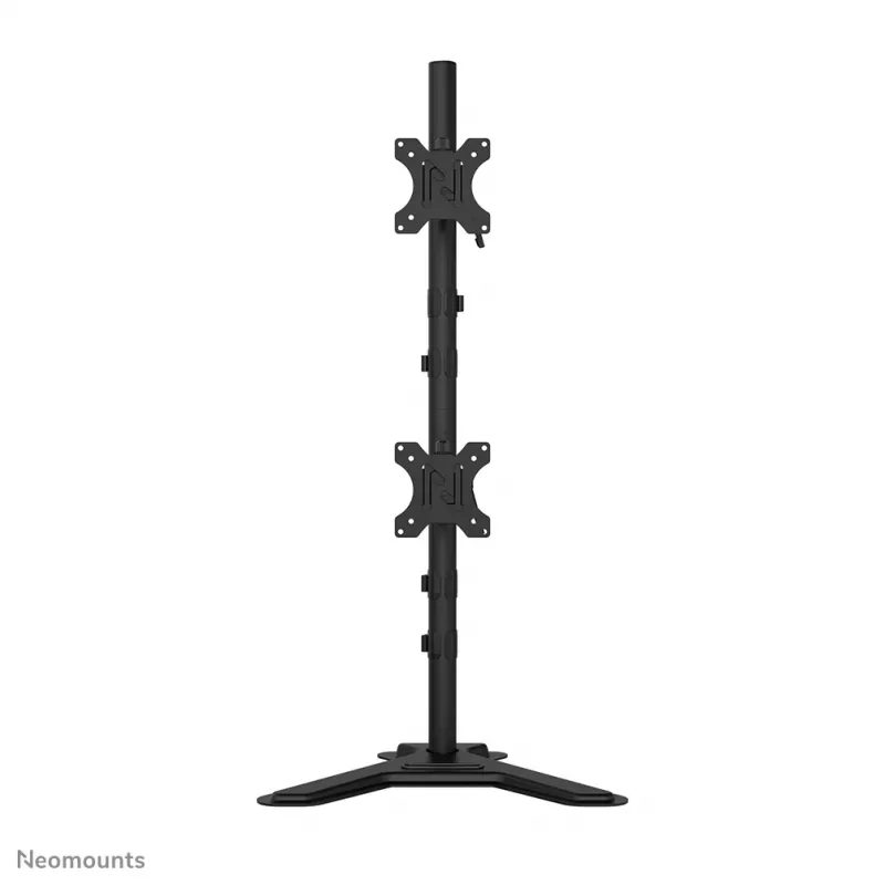 Neomounts podwójny stojak pod monitory DS45-600BL2V dla 2 wyświetlaczy 10–32 cale, VESA 75x75–100x100, maks. obciążenie 9 kg, wolnostojący, czarny