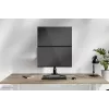 Neomounts podwójny stojak pod monitory DS45-600BL2V dla 2 wyświetlaczy 10–32 cale, VESA 75x75–100x100, maks. obciążenie 9 kg, wolnostojący, czarny