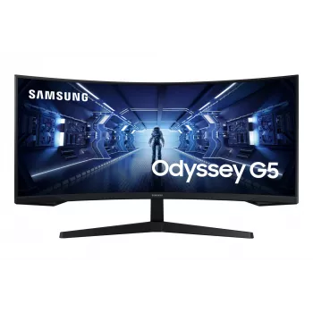 Samsung G55T monitor komputerowy 86.4 cm (34 cale) 3440 x 1440 pikseli UltraWide Quad HD LED Czarny