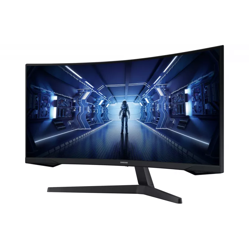 Samsung G55T monitor komputerowy 86.4 cm (34 cale) 3440 x 1440 pikseli UltraWide Quad HD LED Czarny