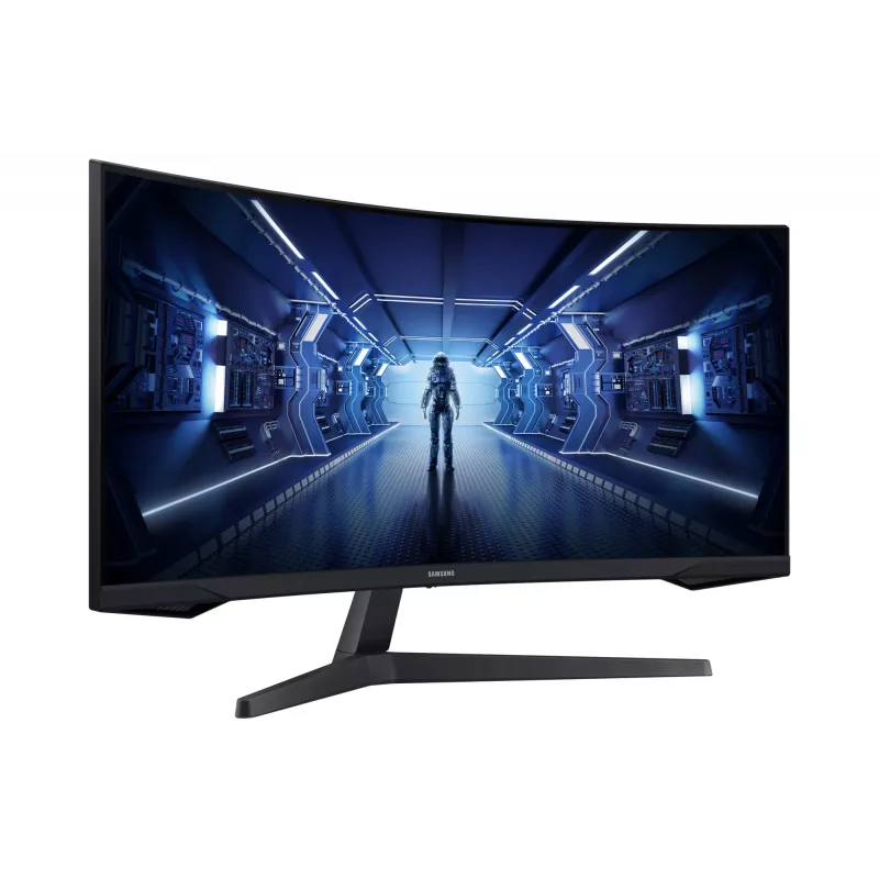 Samsung G55T monitor komputerowy 86.4 cm (34 cale) 3440 x 1440 pikseli UltraWide Quad HD LED Czarny
