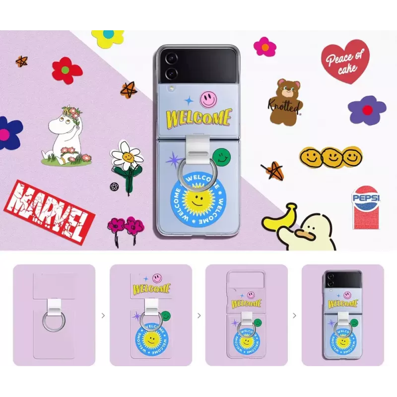 Etui Samsung EF-OF721CTEGWW do telefonu komórkowego Pokrowiec Przezroczysty