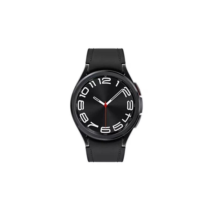Samsung Galaxy Watch6 Classic SM-R955F 3,3 cm (1,3 cala) OLED 43 mm Cyfrowy 432 x 432 pikseli Ekran dotykowy 4G Czarny Wi-Fi GPS (satelitarny)