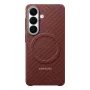 Etui Samsung M1 Carbon Magnet Coralred do telefonu komórkowego 16 cm (6.3 cala) Pokrywa Czerwony