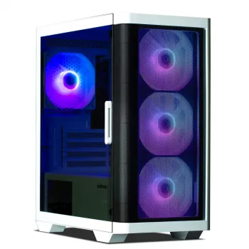 Zalman M4 biały obudowa komputerowa Mini Tower Czarny, Biały