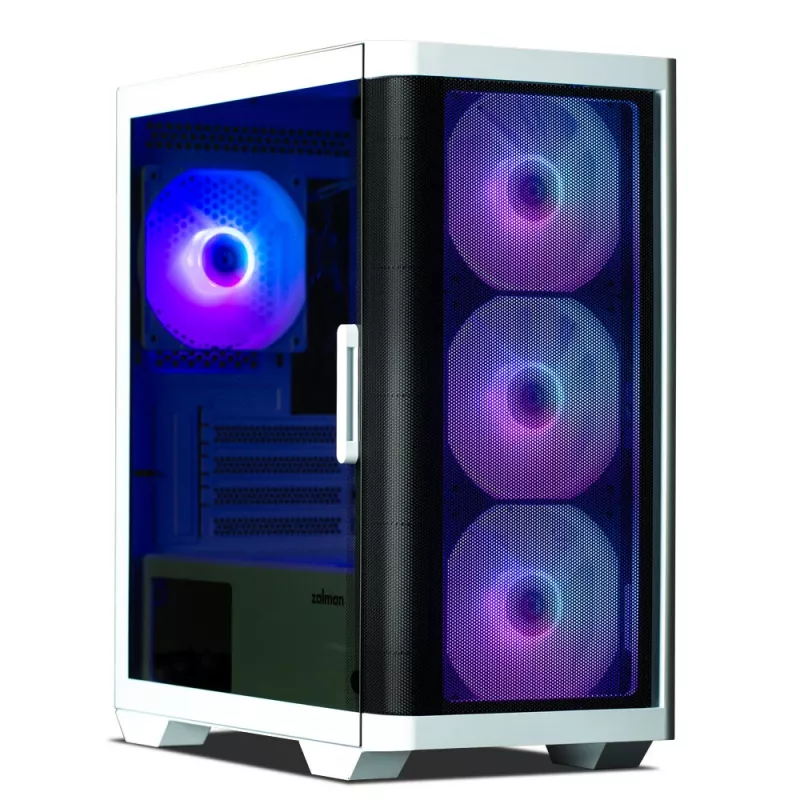 Zalman M4 biały obudowa komputerowa Mini Tower Czarny, Biały