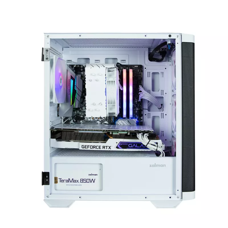 Zalman M4 biały obudowa komputerowa Mini Tower Czarny, Biały