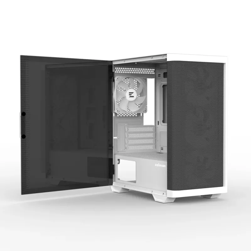 Zalman M4 biały obudowa komputerowa Mini Tower Czarny, Biały