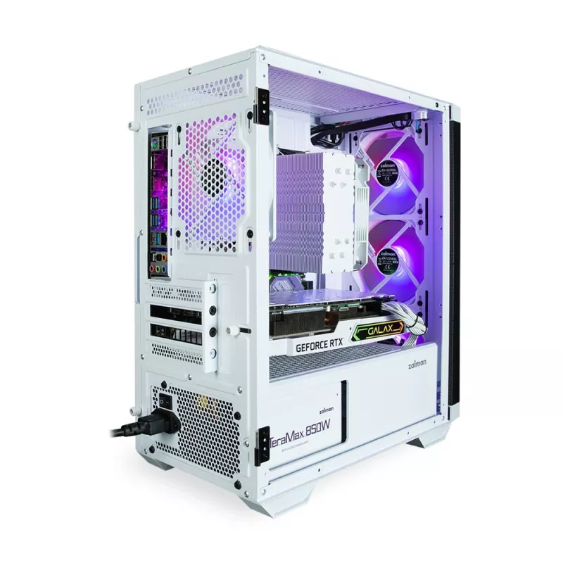 Zalman M4 biały obudowa komputerowa Mini Tower Czarny, Biały