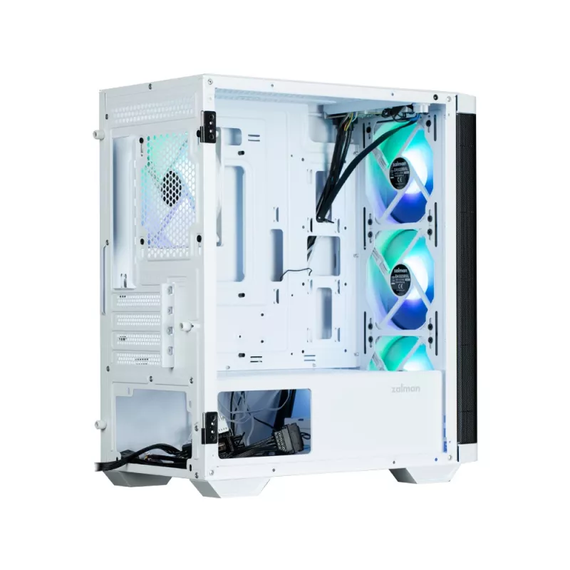 Zalman M4 biały obudowa komputerowa Mini Tower Czarny, Biały