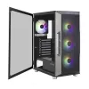 Zalman I3 Neo ATX Mid Tower PC Case Mesh front for efficient cooling Pre-installed fan 3 Midi Tower Czarny