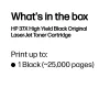 HP 37X High Yield Czarny Oryginalny LaserJet kaseta z tonerem, 25000 stron, Czarny, 1 szt.