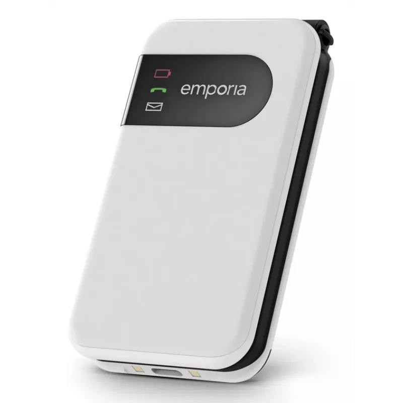 Emporia SIMPLICITYglam.4G 7,11 cm (2,8 cala) 106 g Biały Telefon dla seniorów