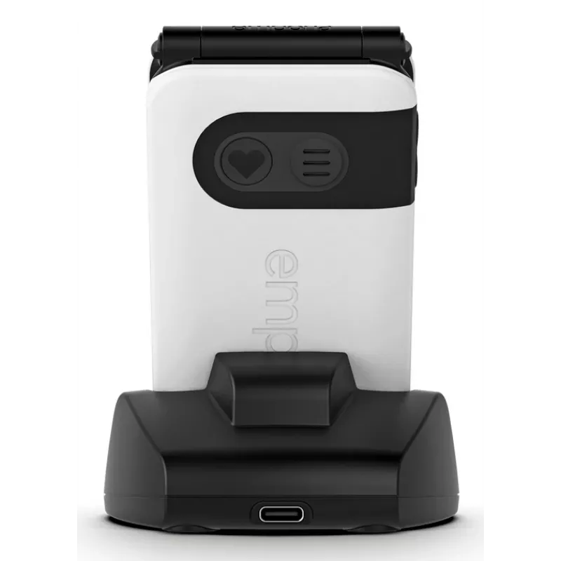 Emporia SIMPLICITYglam.4G 7,11 cm (2,8 cala) 106 g Biały Telefon dla seniorów