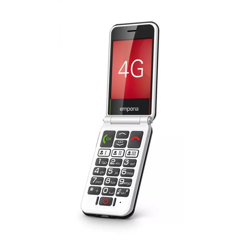 Emporia SIMPLICITYglam.4G 7,11 cm (2,8 cala) 106 g Czarny Telefon dla seniora