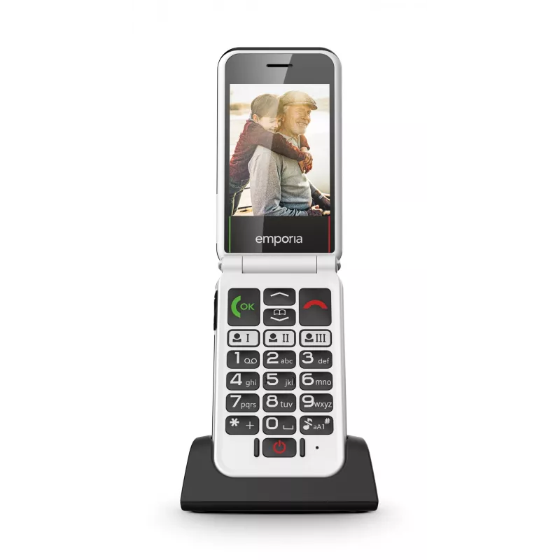 Emporia SIMPLICITYglam.4G 7,11 cm (2,8 cala) 106 g Czarny Telefon dla seniora