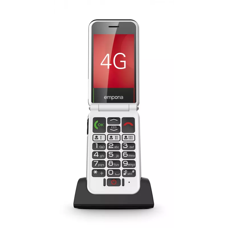 Emporia SIMPLICITYglam.4G 7,11 cm (2,8 cala) 106 g Czarny Telefon dla seniora