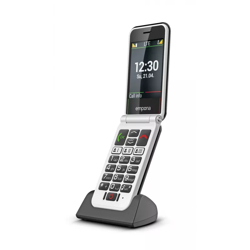 Emporia SIMPLICITYglam.4G 7,11 cm (2,8 cala) 106 g Czarny Telefon dla seniora