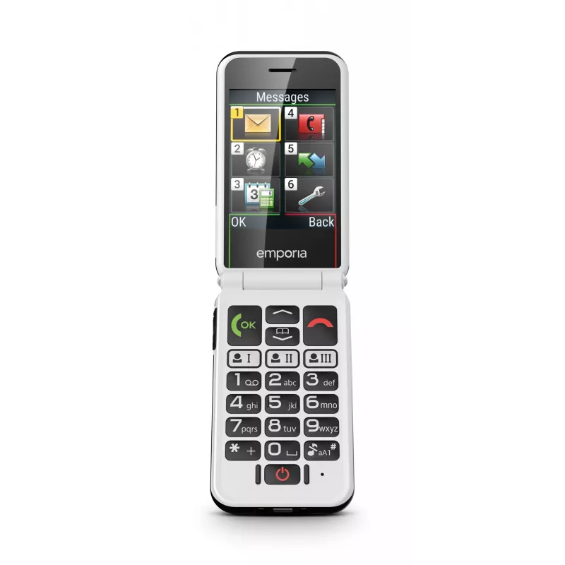 Emporia SIMPLICITYglam.4G 7,11 cm (2,8 cala) 106 g Czarny Telefon dla seniora