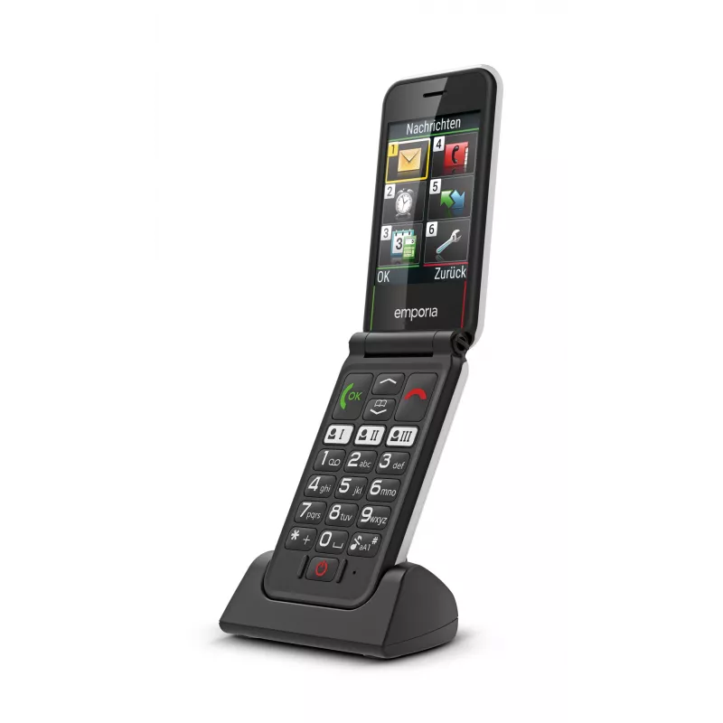 Emporia SIMPLICITYglam.4G 7,11 cm (2,8 cala) 106 g Czarny Telefon dla seniora