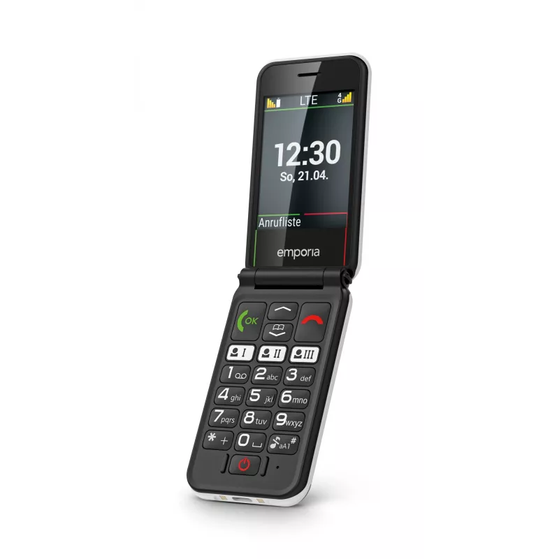 Emporia SIMPLICITYglam.4G 7,11 cm (2,8 cala) 106 g Czarny Telefon dla seniora