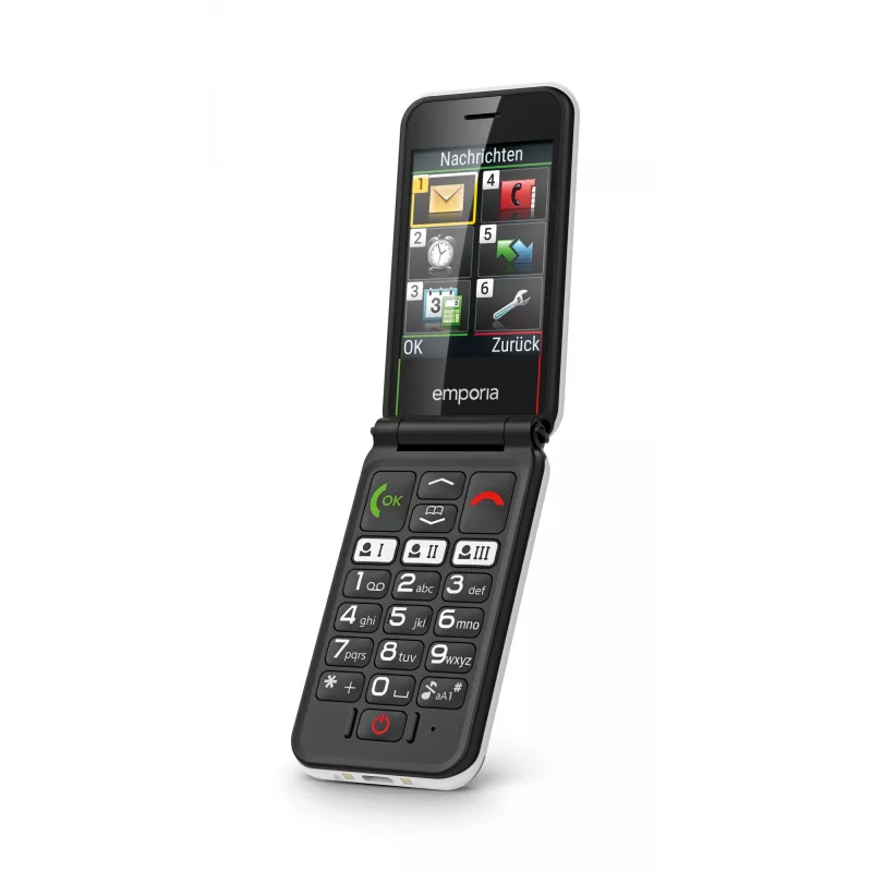 Emporia SIMPLICITYglam.4G 7,11 cm (2,8 cala) 106 g Czarny Telefon dla seniora