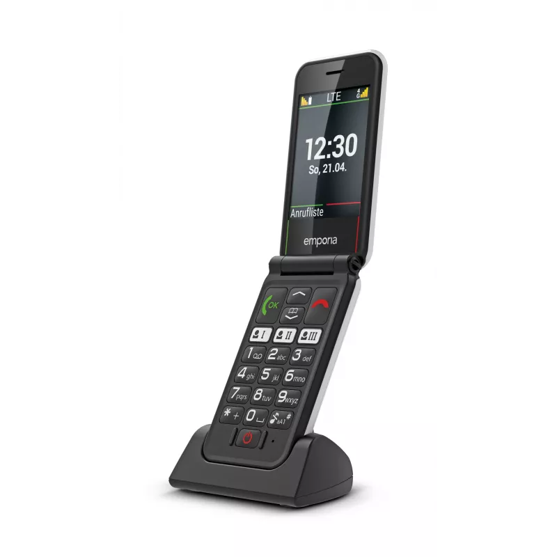 Emporia SIMPLICITYglam.4G 7,11 cm (2,8 cala) 106 g Czarny Telefon dla seniora