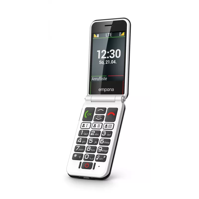 Emporia SIMPLICITYglam.4G 7,11 cm (2,8 cala) 106 g Czarny Telefon dla seniora