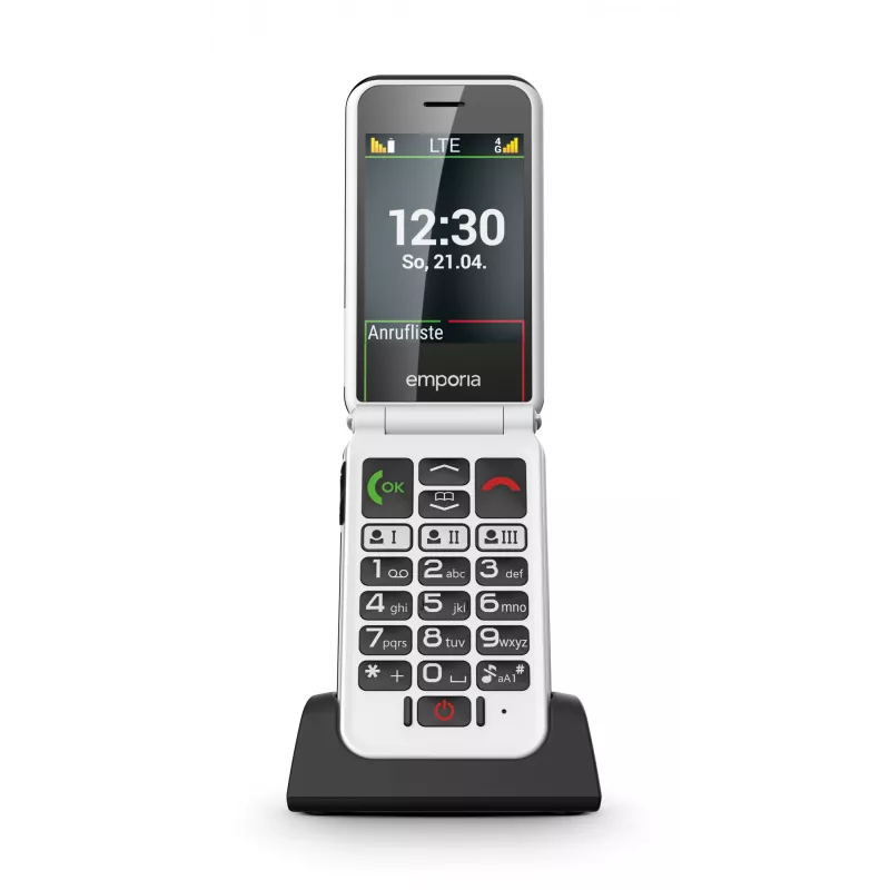 Emporia SIMPLICITYglam.4G 7,11 cm (2,8 cala) 106 g Czarny Telefon dla seniora