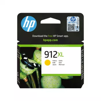 HP 912XL High Yield żółty Oryginalny wkład atramentowy, żółty, 1 szt., 700 stron