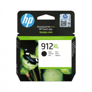 HP 912XL Wysokowydajny Czarny Oryginalny Wkład Atramentowy