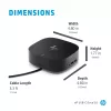 Stacja dokująca HP USB-C Dock G5 przewodowa USB 3.2 Gen 1 Typ-C czarna 100 W