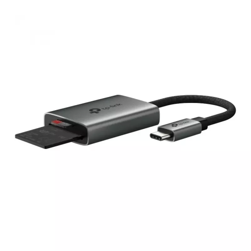 Czytnik kart TP-Link UA430C USB 3.2 Gen 1 (3.1 Gen 1) Type-C szary