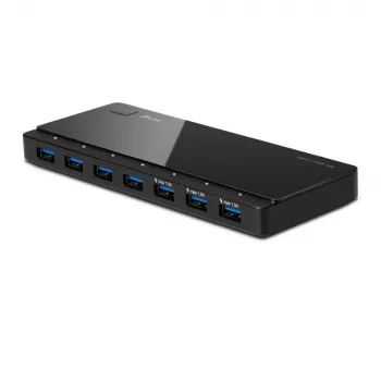 TP-Link UH700 hub interfejsowy USB 3.2 Gen 1 (3.1 Gen 1) Micro-B 5000 Mbit/s Czarny