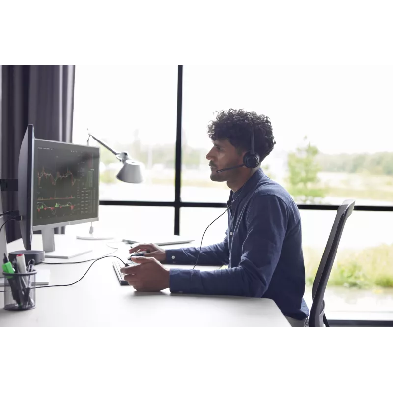 HP Poly EncorePro 310 Monoaural with Quick Disconnect Headset TAA