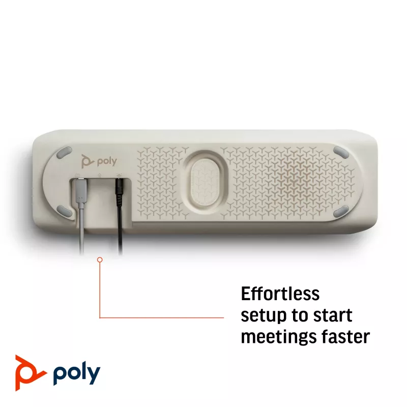 HP Poly Sync 60 Głośnik konferencyjny, Srebrny, Windows 10, Windows 11, MacOS, RoHS, Federal Communications Commission (FCC), CE, 37 mm, 116 mm