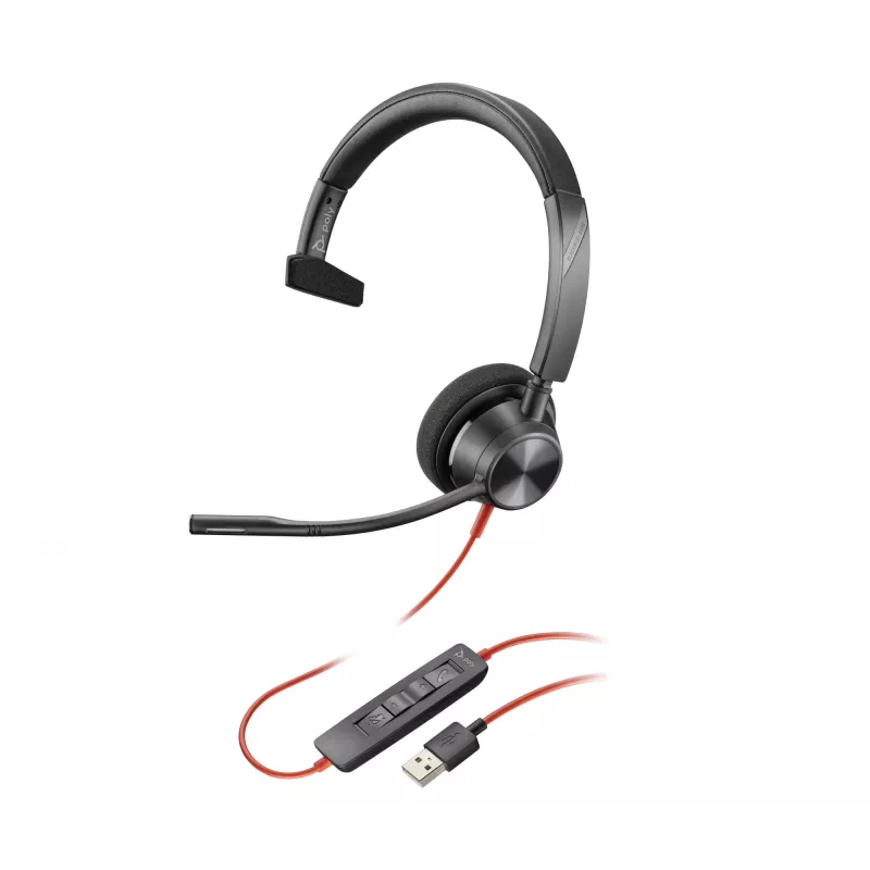 HP Poly Poly Czarnywire 5220 Stereo USB-A Headset