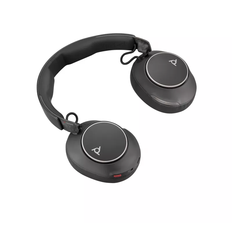Zestaw słuchawkowy POLY Voyager Surround 80 UC Bezprzewodowy Bluetooth Muzyka Codzienna Czarny
